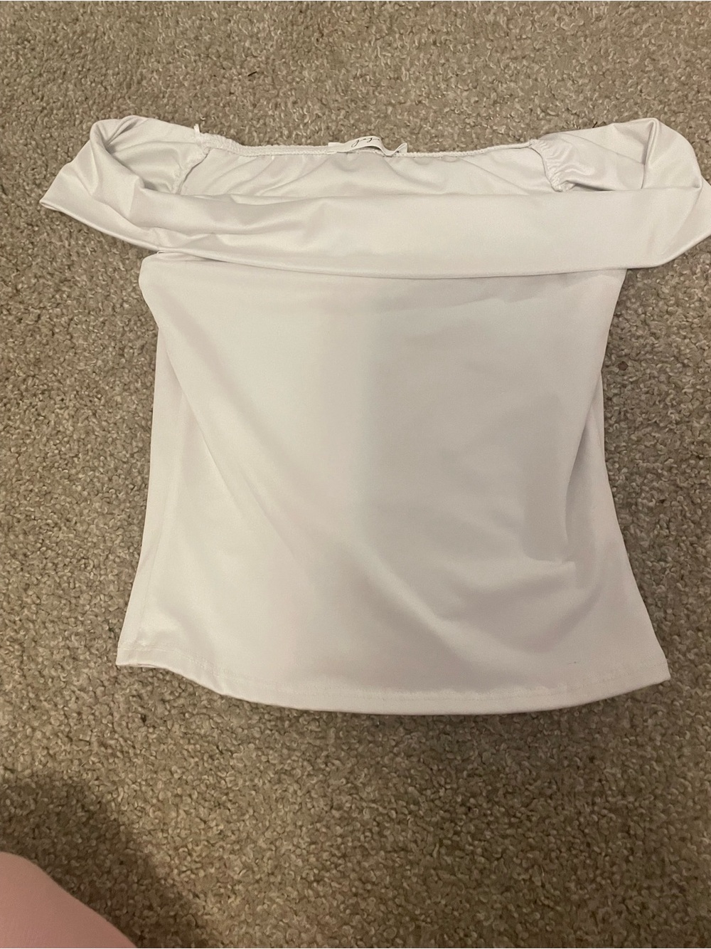 Women’s Off-Shoulder White Blouse